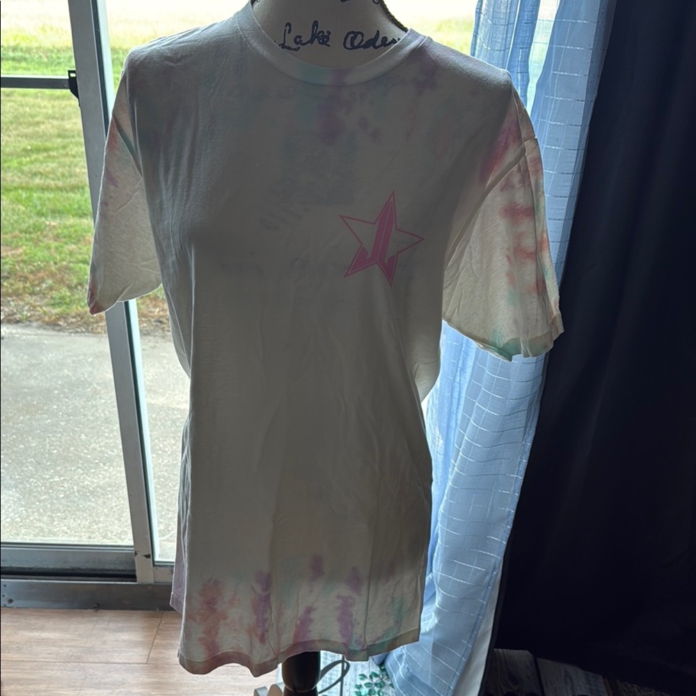 Jeffree Star pastel Tie-Dye Short Sleeve Tee